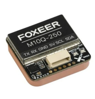 GPS модуль для дрона Foxeer M10Q-250 GNSS, 25X25X8mm, 12грам, компас QMC5883
