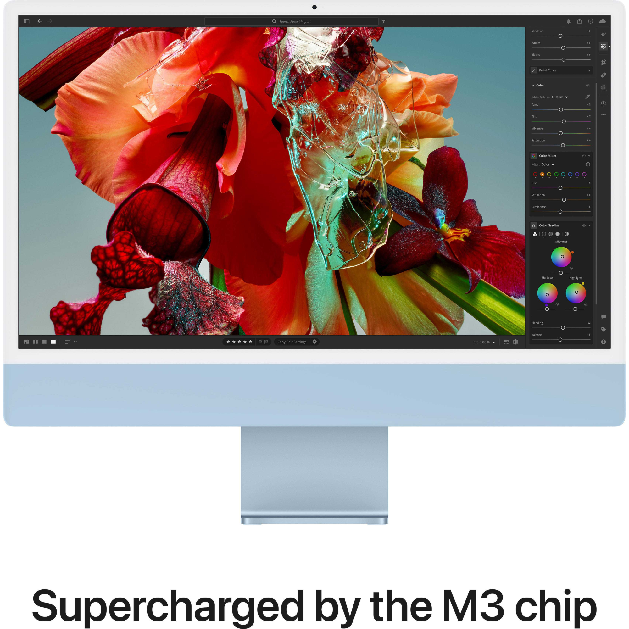 Apple iMac M3 24" 4.5K 10GPU/8RAM/512GB Blue 2023