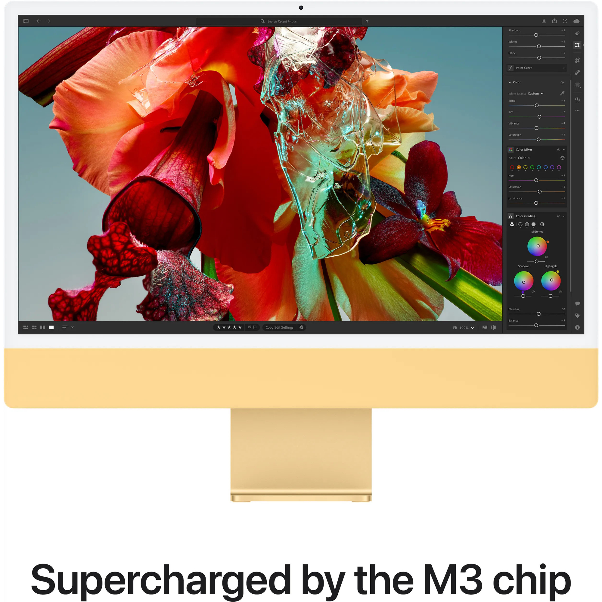 Apple iMac M3 24" 4.5K 10GPU/8RAM/256GB Yellow 2023