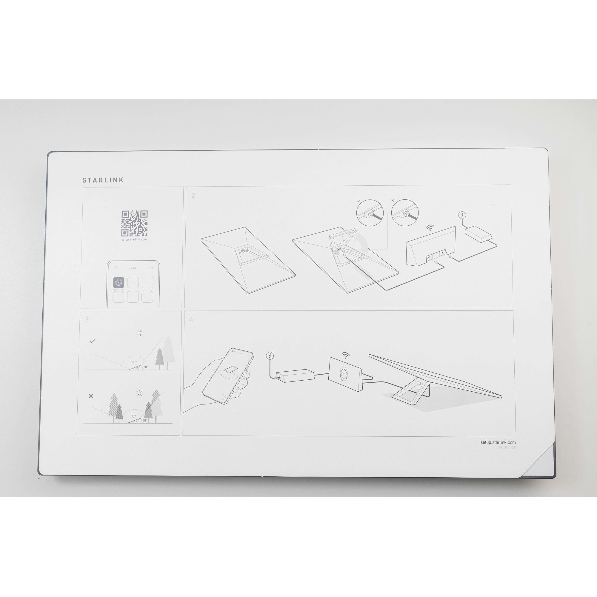 Супутниковий термінал Starlink Internet Satellite Standard Dish Kit Gen3 [Rev4]