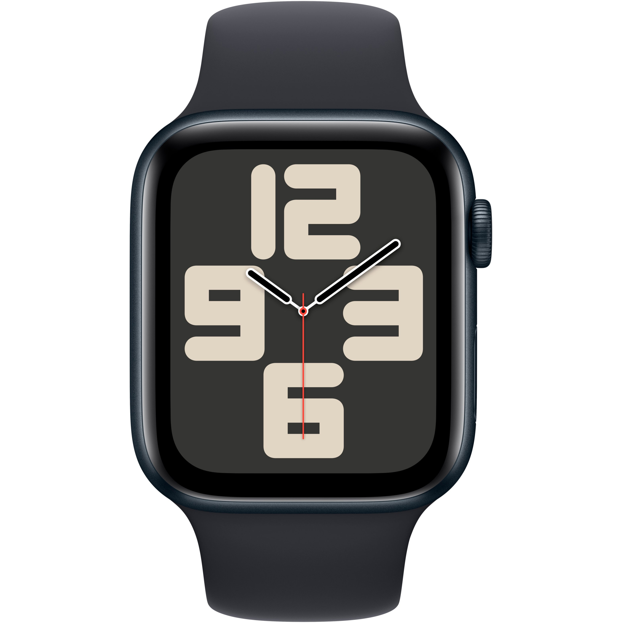 Apple Watch SE 2 2023 44mm GPS Midnight Aluminum Case with Midnight Sport Band - M/L
