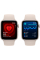 Apple Watch SE 2 2023 44mm GPS Starlight Aluminum Case with Starlight Sport Band - S/M