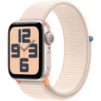 Apple Watch SE 2 2023 GPS 40mm Starlight Aluminium Case with Starlight Sport Loop