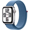 Apple Watch SE 2 2023 44mm GPS+LTE Silver Aluminium Case with Winter Blue Sport Loop Apple Watch SE 2 2023 44mm GPS+LTE Silver Aluminium Case with Winter Blue Sport Loop