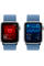 Apple Watch SE 2 2023 40mm GPS Silver Aluminum Case with Winter Blue Sport Loop