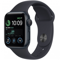 Apple Watch SE 2 2022 44mm Midnight Aluminium Case with Midnight Sport Band