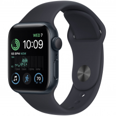 Apple Watch SE 2 2022 40mm Midnight Aluminium Case with Midnight Sport Band
