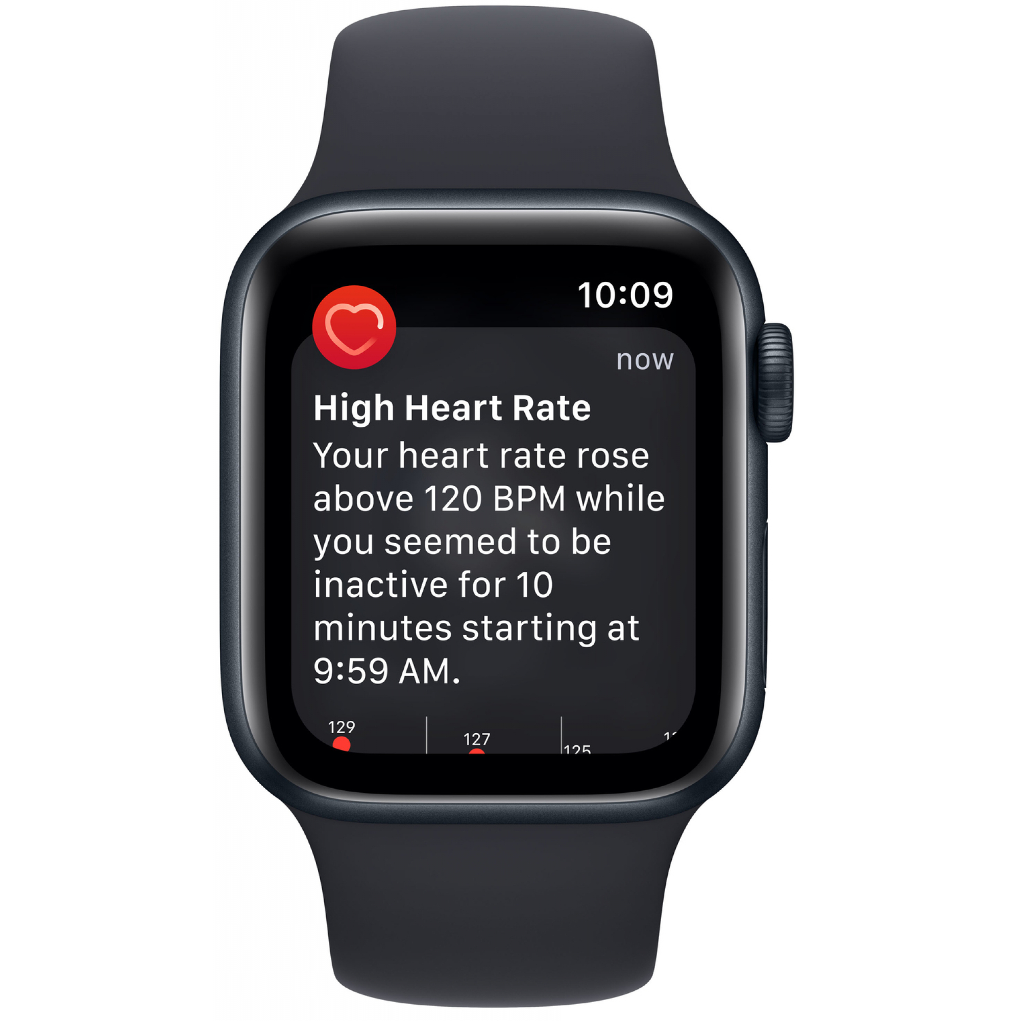 Apple Watch SE 2 2022 44mm LTE Midnight Aluminium Case with Midnight Sport Band
