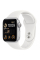 Apple Watch SE 2 2022 40mm Silver Aluminium Case with White Sport Band
