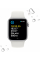 Apple Watch SE 2 2022 40mm Silver Aluminium Case with White Sport Band