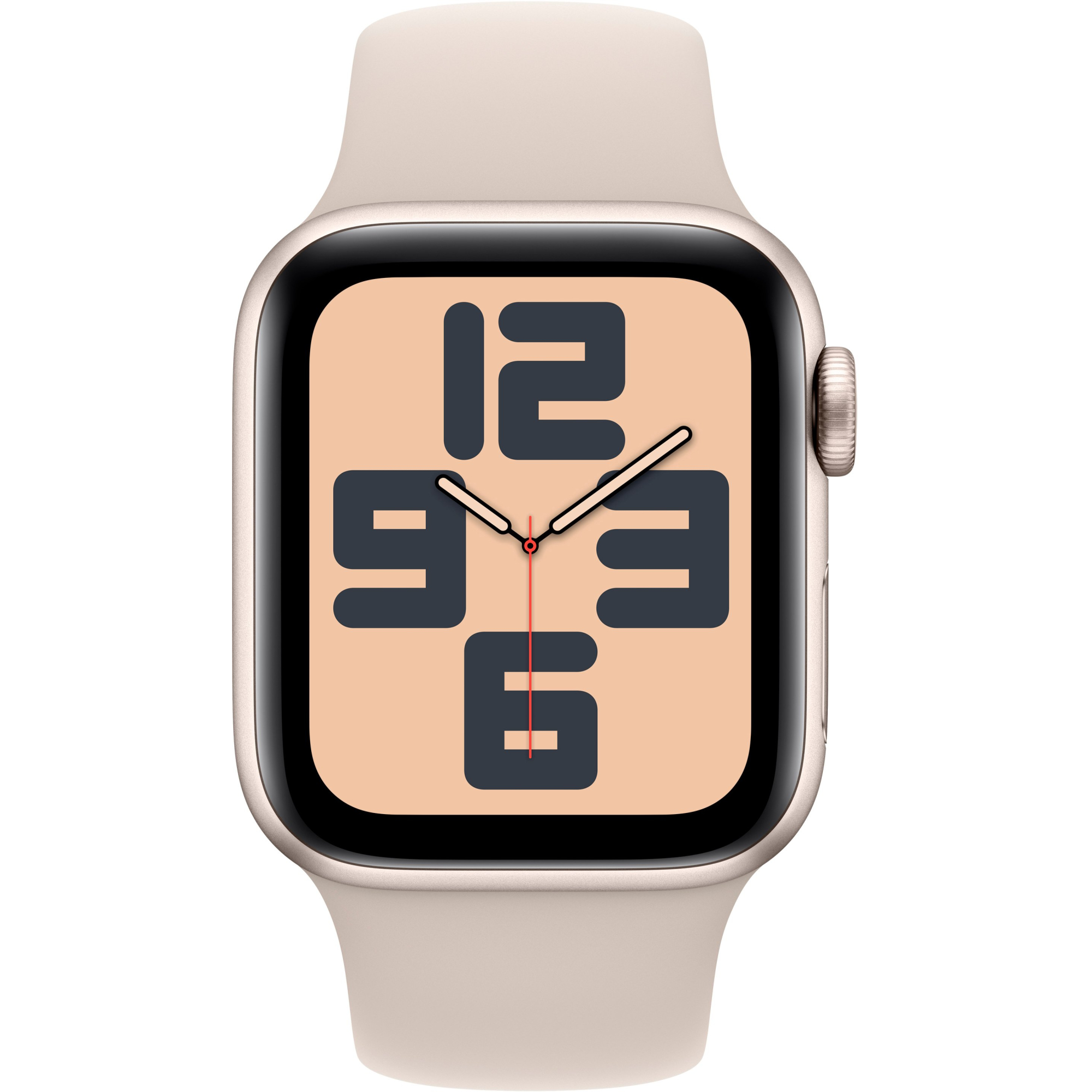 Apple Watch SE 2 2023 40mm GPS+LTE Starlight Aluminum Case with Starlight Sport Band - S/M