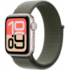 Apple Watch SE 3 GPS, 40mm Starlight Aluminum Case with Forest Sport Loop Apple Watch SE 3 GPS, 40mm Starlight Aluminum Case with Forest Sport Loop