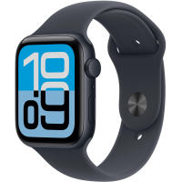 Apple Watch SE 3 GPS, 40mm Midnight Aluminum Case with Midnight Sport Band - S/M