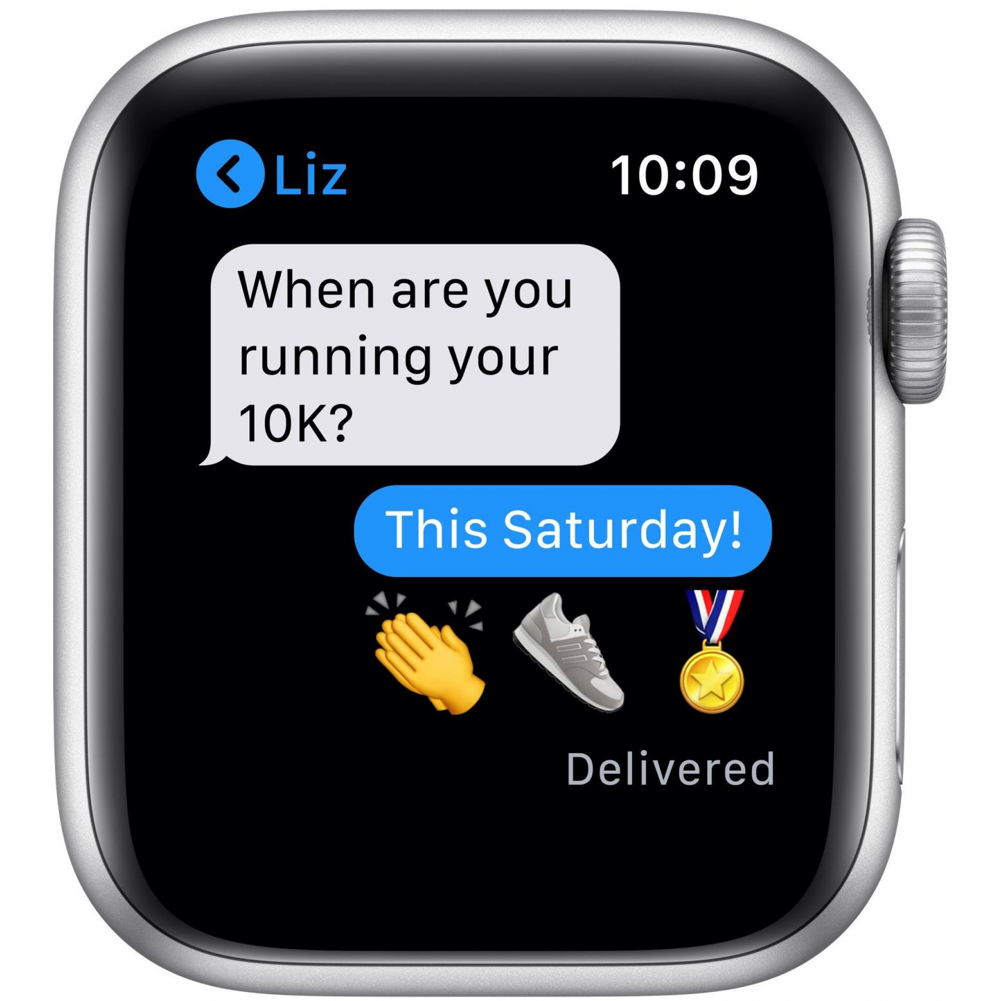 Apple Watch SE GPS 40mm Silver Aluminum Case w. Abyss Blue S. Band