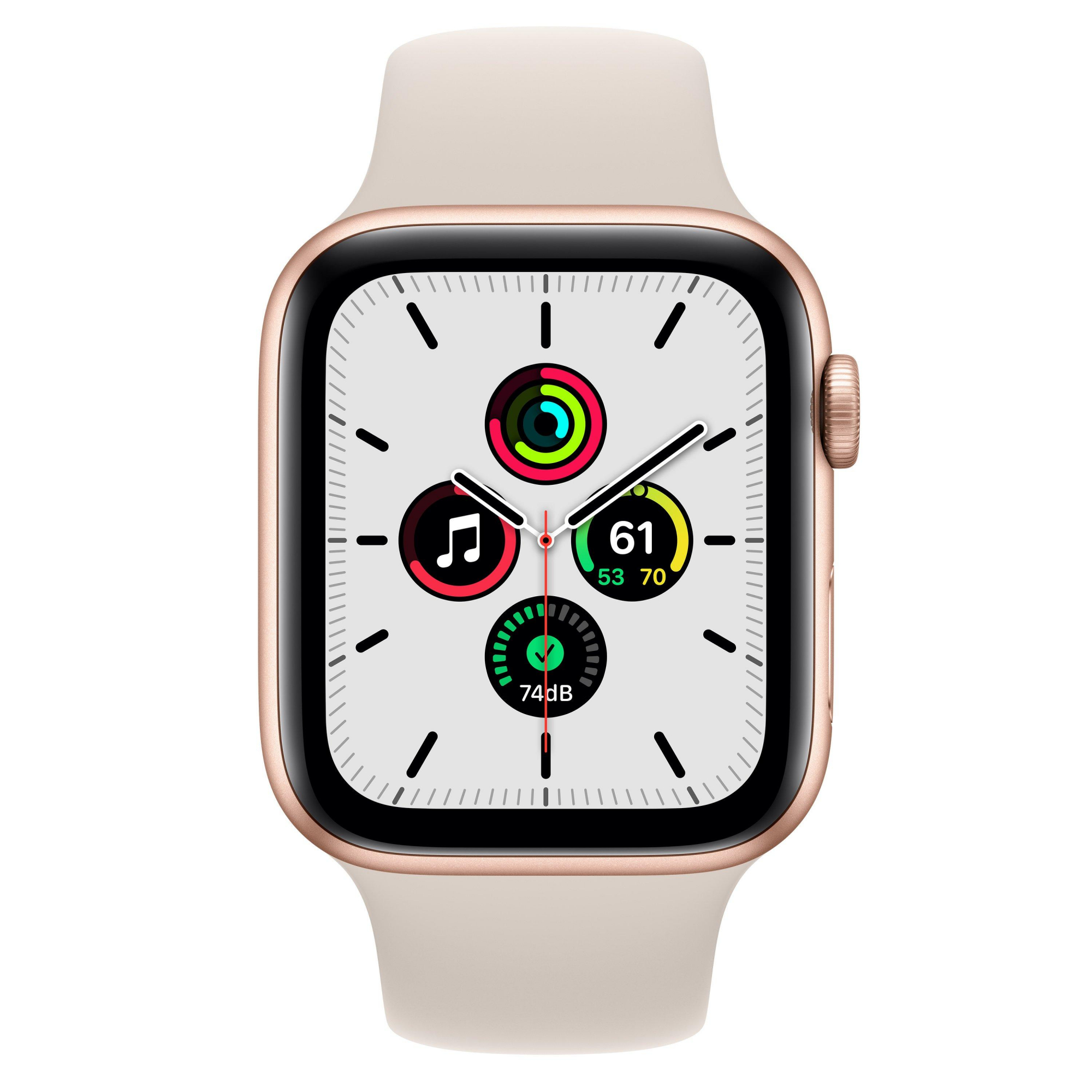 Apple Watch SE GPS 40mm Gold Aluminium Case with Starlight Sport Band