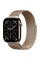 Apple Watch Series 11 42mm Gold Titanium Case with Gold Milanese Loop