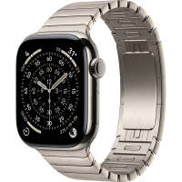 Apple Watch Series 11 46mm Natural Titanium Case with Natural Link Bracelet