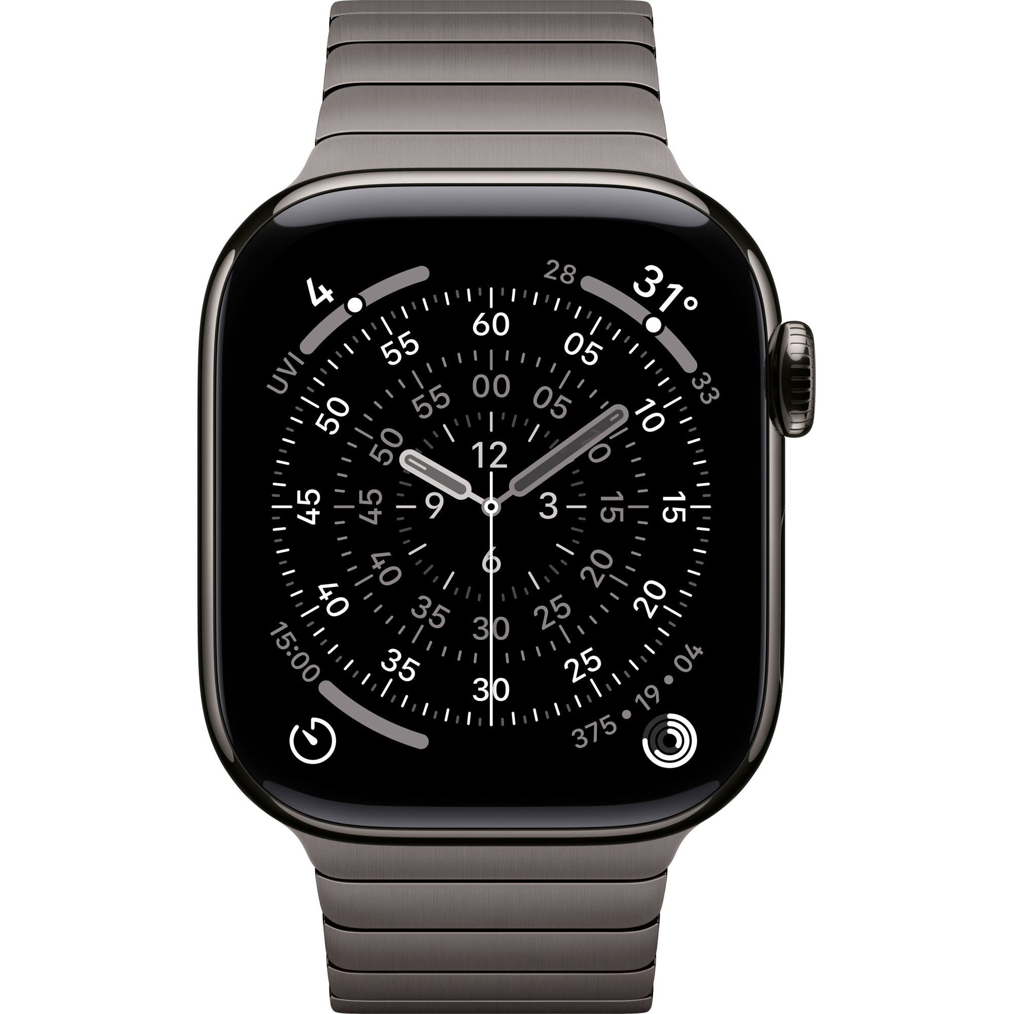 Apple Watch Series 11 46mm Slate Titanium Case with Slate Link Bracelet