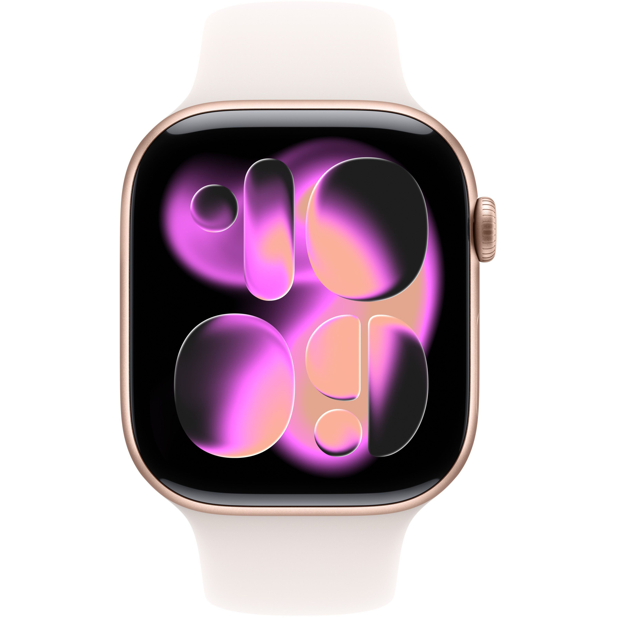 Apple Watch Series 11 GPS, 42mm Rose Gold Aluminum Case with Light Blush Sport Band - S/M