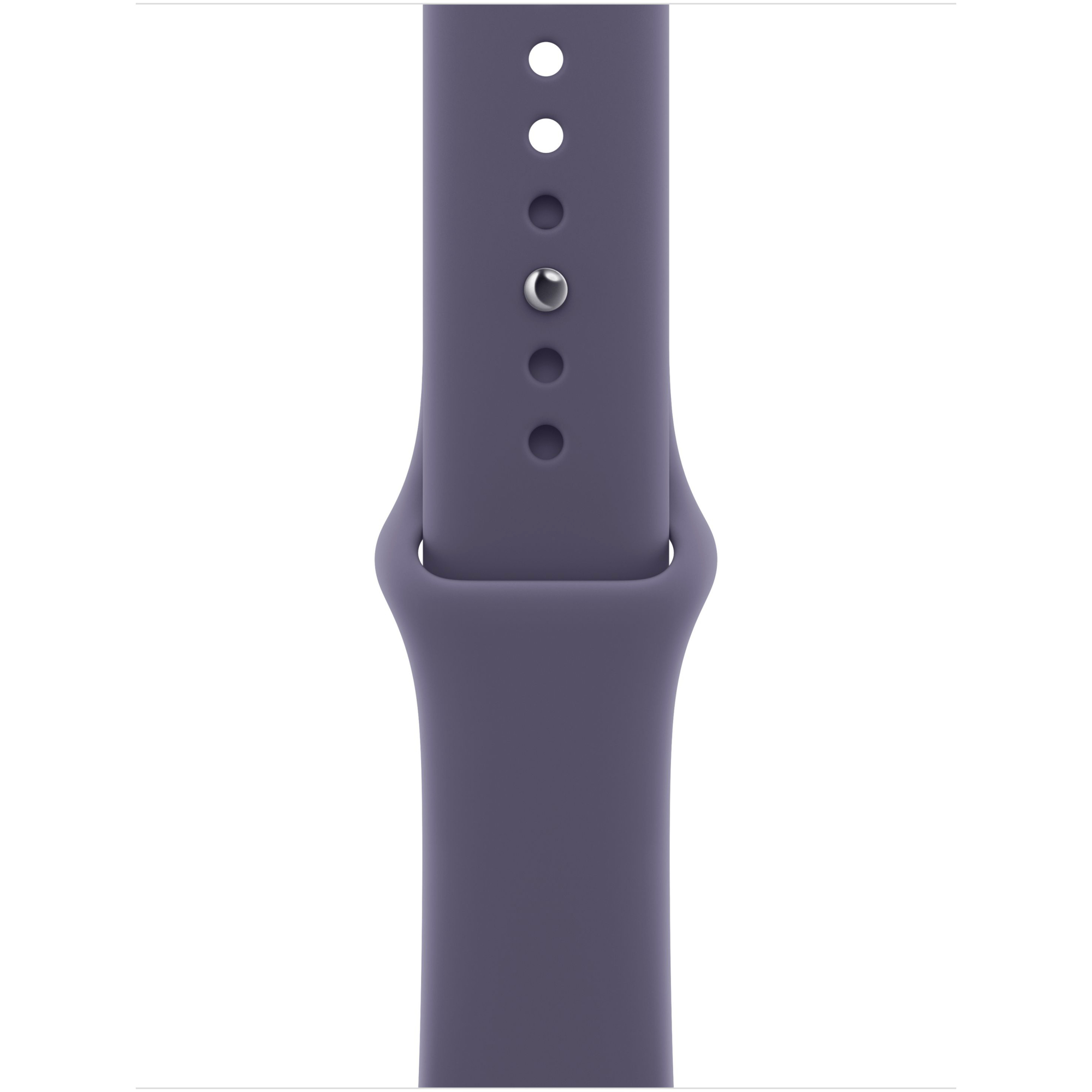 Apple Watch Series 11 GPS, 42mm Silver Aluminum Case with Purple Fog Sport Band - M/L