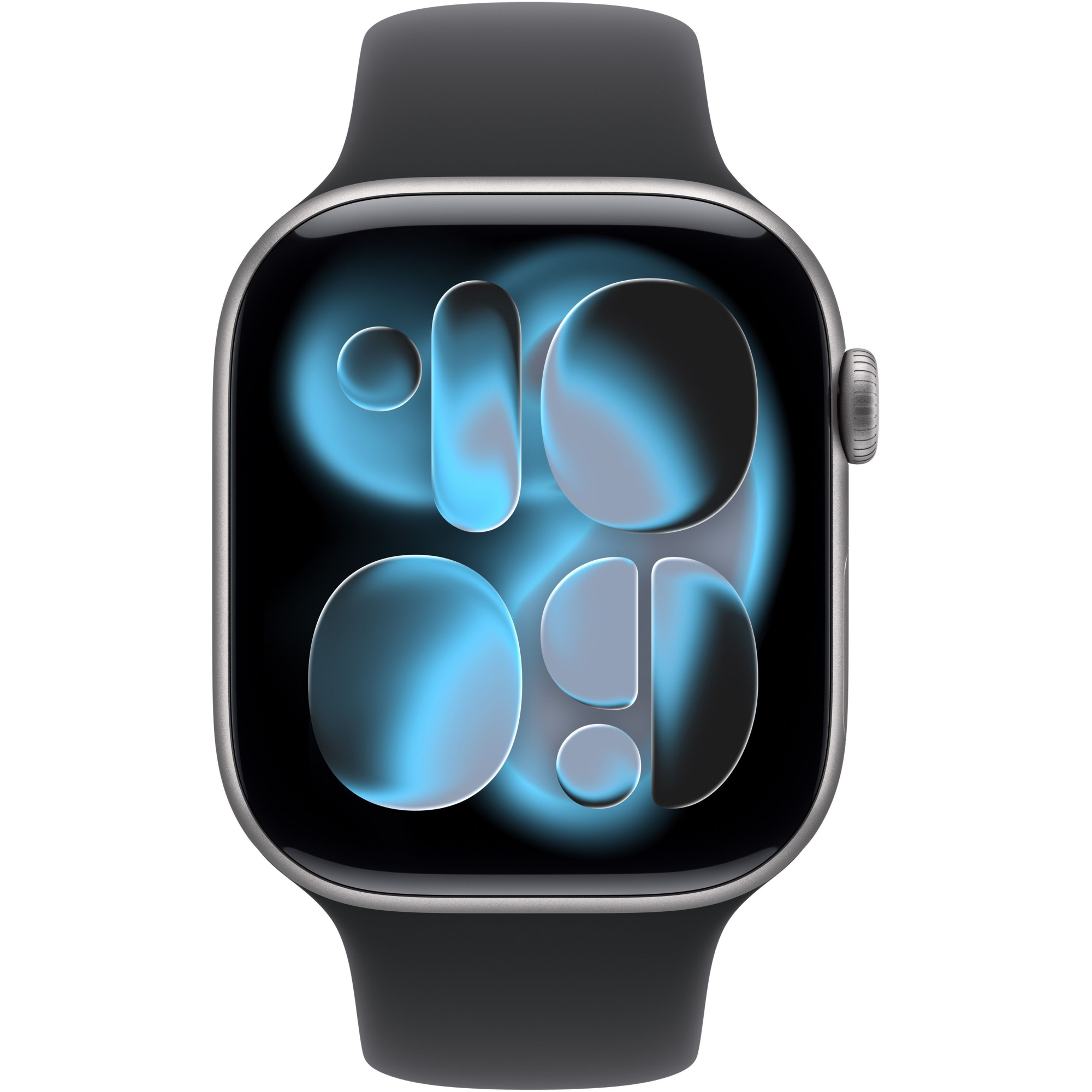 Apple Watch Series 11 GPS, 46mm Space Gray Aluminum Case with Black Sport Band - S/M