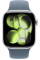 Apple Watch Series 11 GPS, 46mm Silver Aluminum Case with Anchor Blue Sport Band - S/M