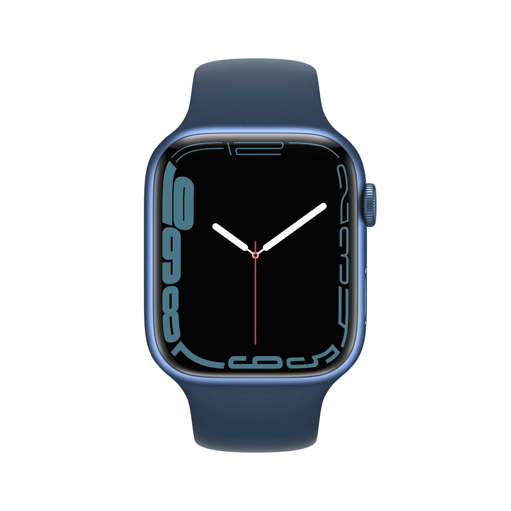 Apple Watch Series 7 45mm GPS Blue Aluminum Case With Blue Sport Band