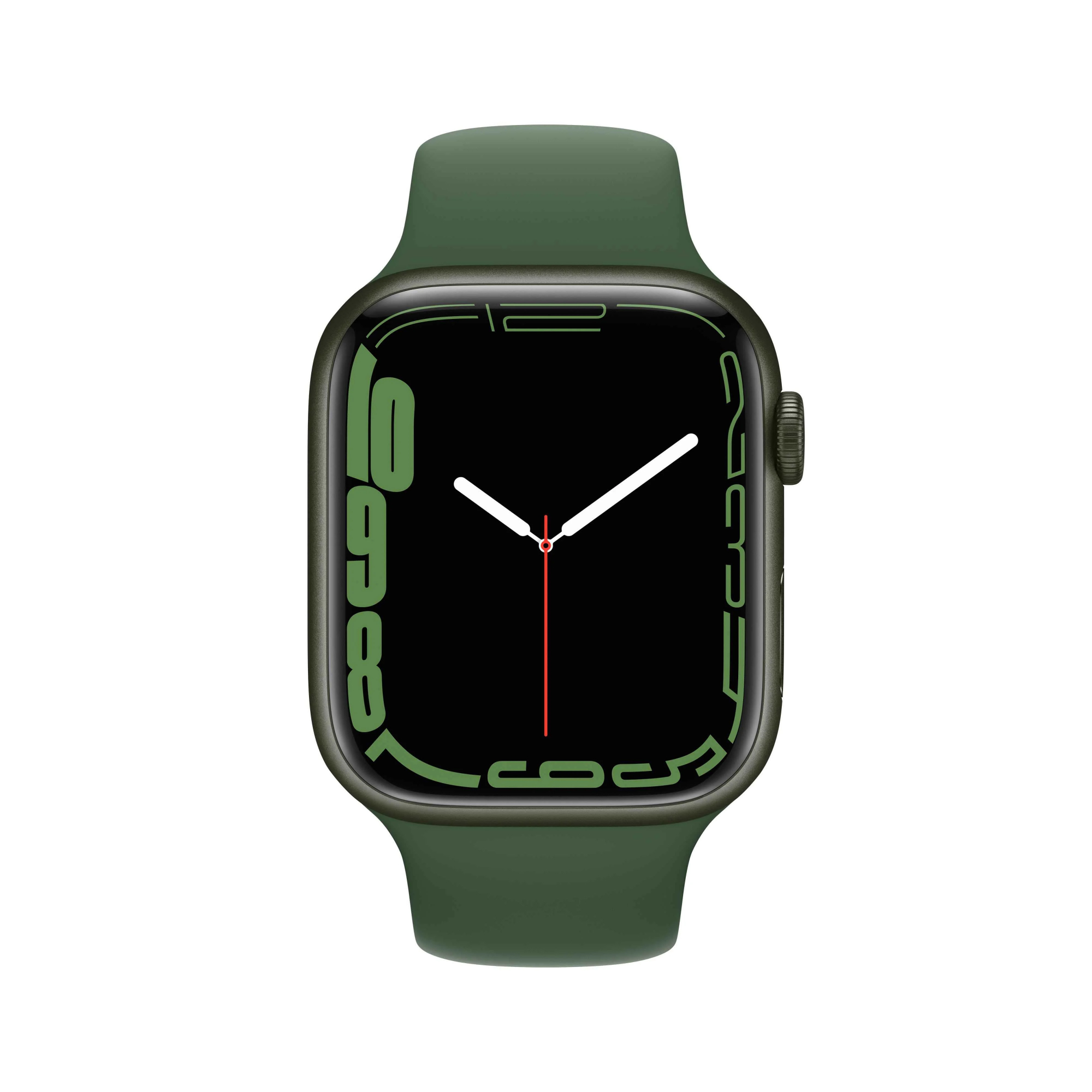 Apple Watch Series 7 41mm GPS Green Aluminum Case With Clover Sport Band