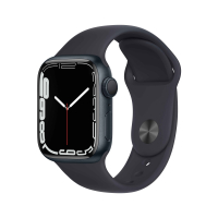 Apple Watch Series 7 41mm GPS Midnight Aluminum Case With Midnight Sport Band