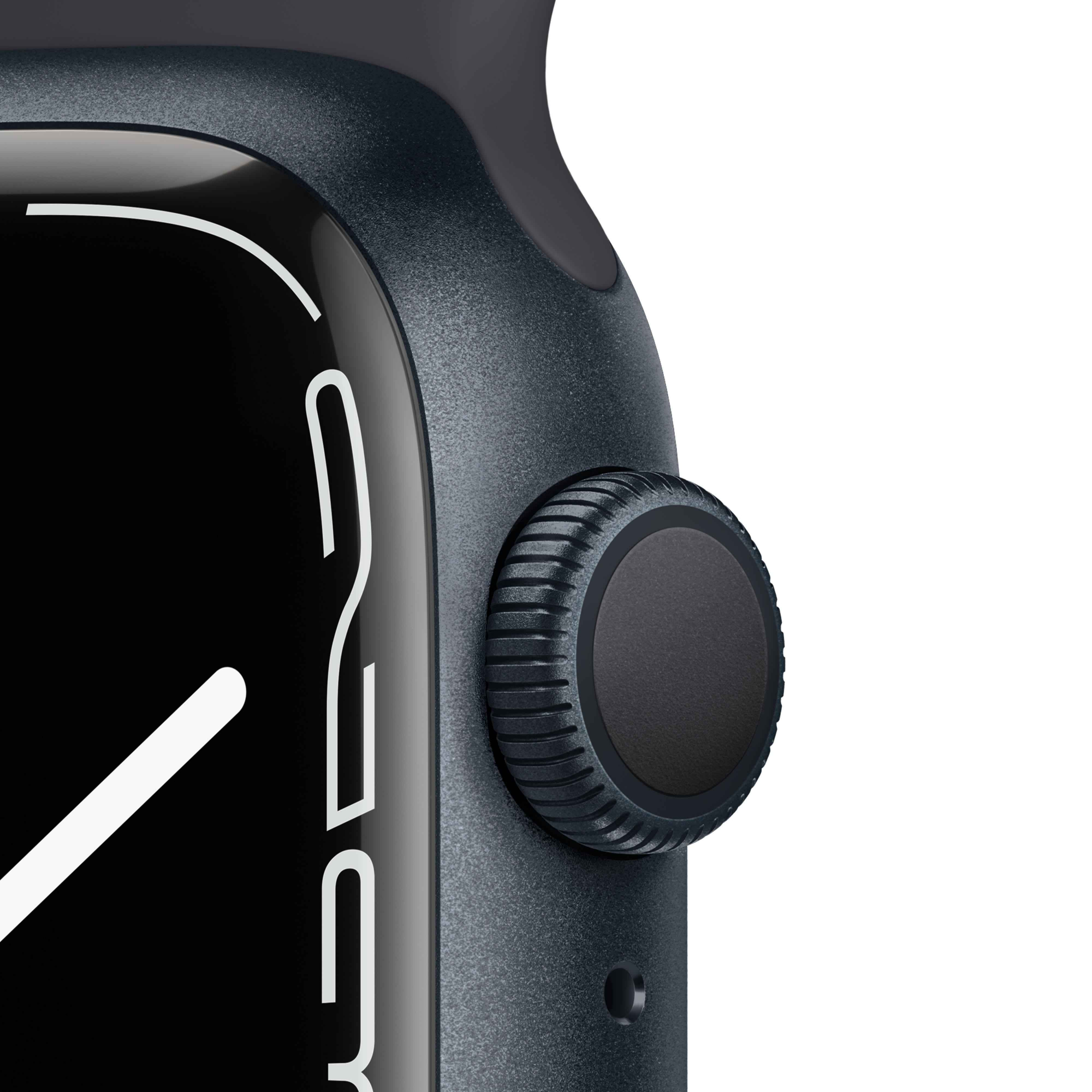 Apple Watch Series 7 41mm GPS Midnight Aluminum Case With Midnight Sport Band