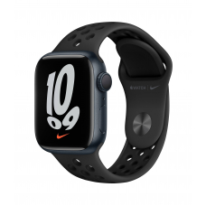 Apple Watch Nike Series 7 GPS + Cellular 41mm Midnight Aluminium Case with Anthracite/Black Nike Sport Band
