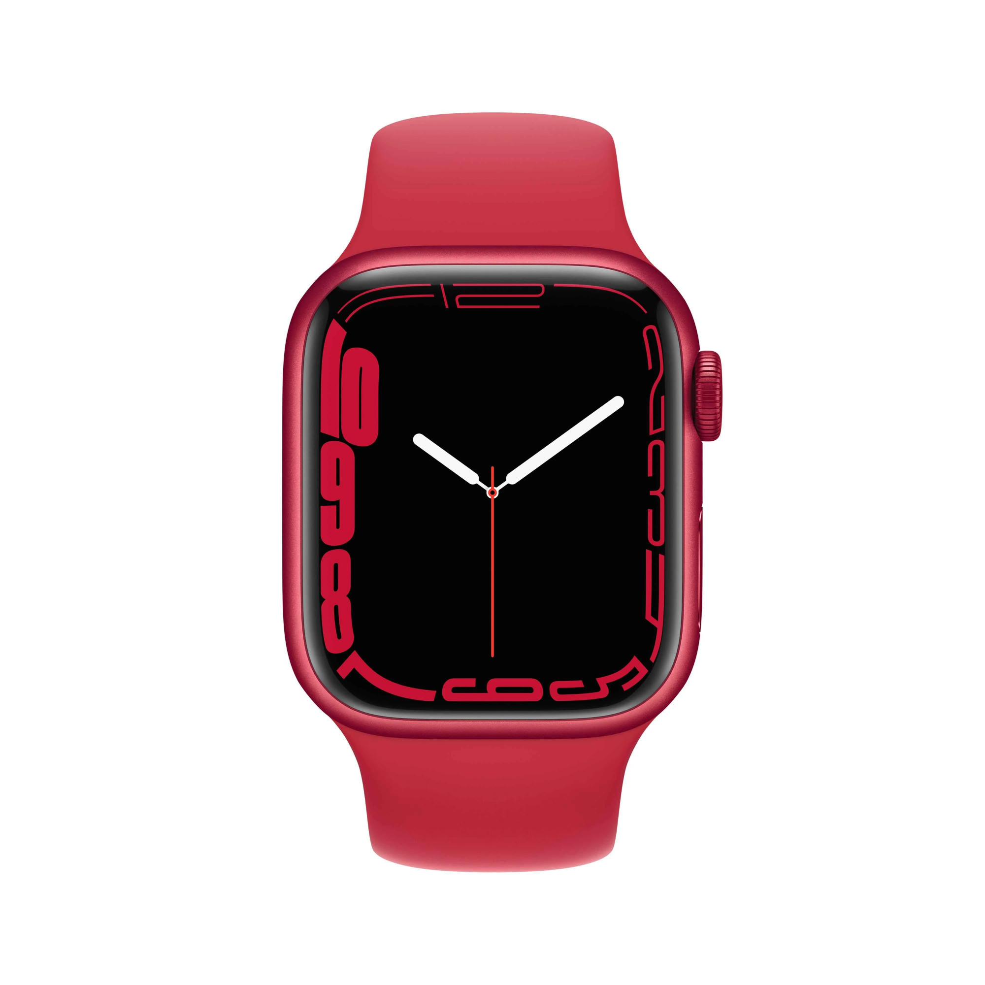 Apple Watch Series 7 41mm GPS Red Aluminum Case With Red Sport Band