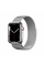 Apple Watch Series 7 GPS + LTE 45mm Silver Stainless Steel Case with Silver Milanese Loop