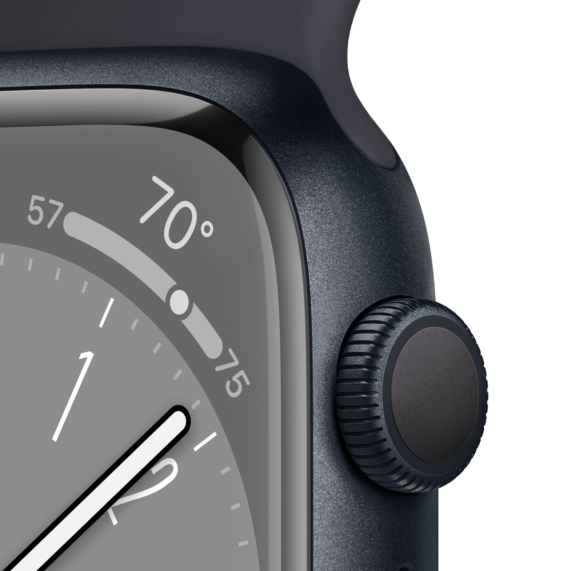 Apple Watch Series 8 41mm Midnight Aluminum Case with Midnight Sport Band