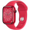 Apple Watch Series 8 41mm Red Aluminium Case with Red Sport Band Apple Watch Series 8 41mm Red Aluminium Case with Red Sport Band