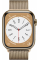 Apple Watch 8 41mm (GPS+LTE) Gold Stainless Steel Case with Gold Milanese Loop