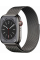 Apple Watch 8 45mm (GPS+LTE) Graphite Stainless Steel Case with Graphite Milanese Loop