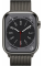 Apple Watch 8 45mm (GPS+LTE) Graphite Stainless Steel Case with Graphite Milanese Loop