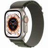 Apple Watch Ultra 49mm Titanium Case with Green Alpine Loop Large Apple Watch Ultra 49mm Titanium Case with Green Alpine Loop Large