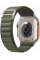 Apple Watch Ultra 49mm Titanium Case with Green Alpine Loop Large