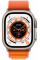 Apple Watch Ultra 49mm Titanium Case with Orange Alpine Loop Large