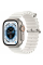 Apple Watch Ultra 49mm Titanium Case with White Ocean Band