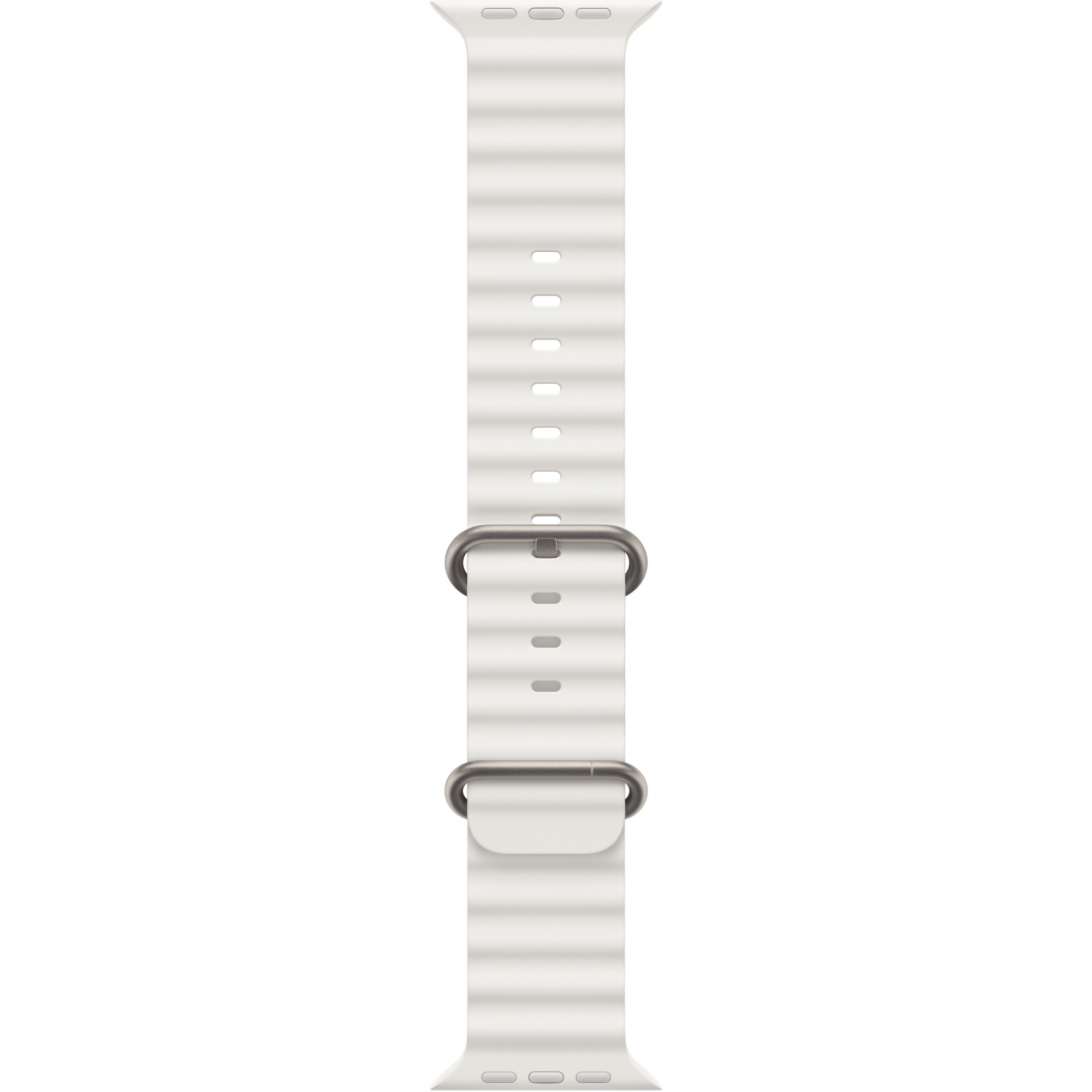 Apple Watch Ultra 49mm Titanium Case with White Ocean Band