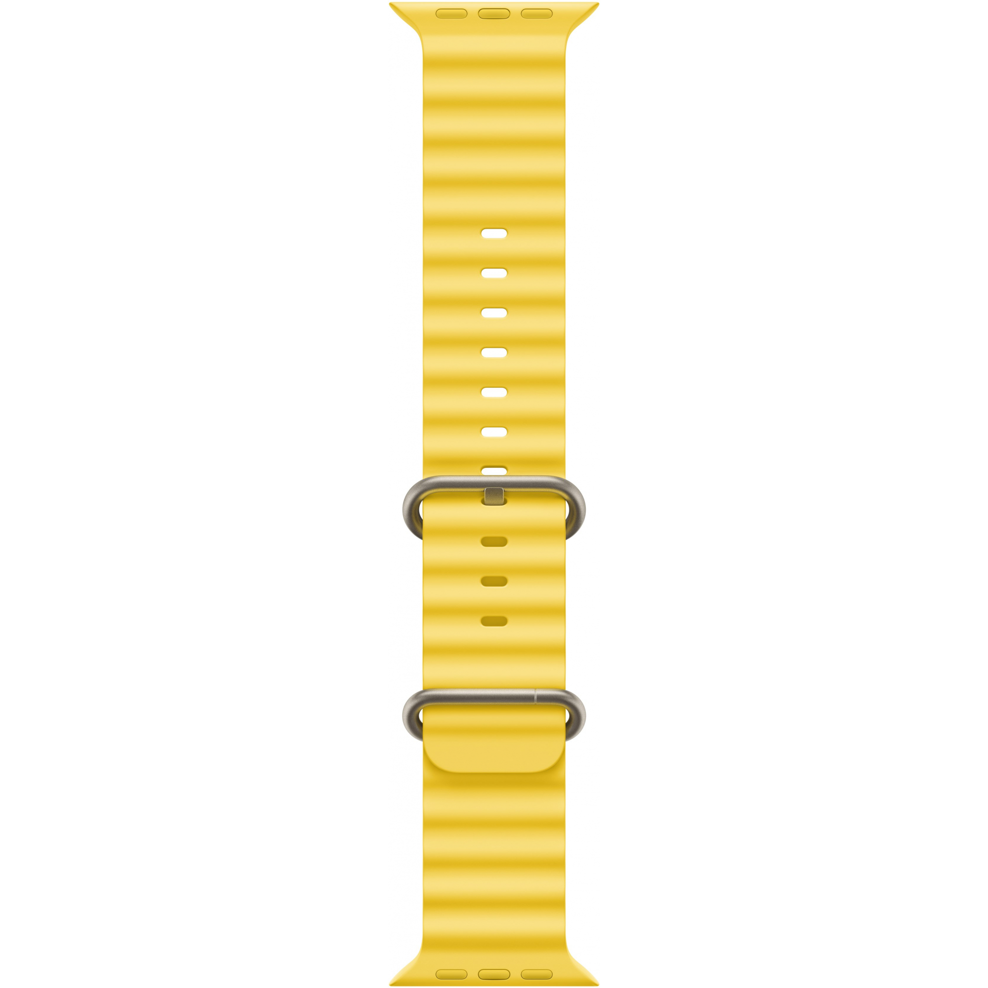 Apple Watch Ultra 49mm Titanium Case with Yellow Ocean Band
