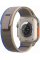 Apple Watch Ultra 49mm Titanium Case with Blue/Gray Trail Loop M/L