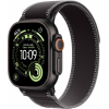 Apple Watch Ultra 3 GPS + Cellular, 49mm Black Titanium Case with Black/Charcoal Trail Loop - M/L