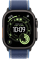 Apple Watch Ultra 3 GPS + Cellular, 49mm Black Titanium Case with Blue/Bright Blue Trail Loop - M/L