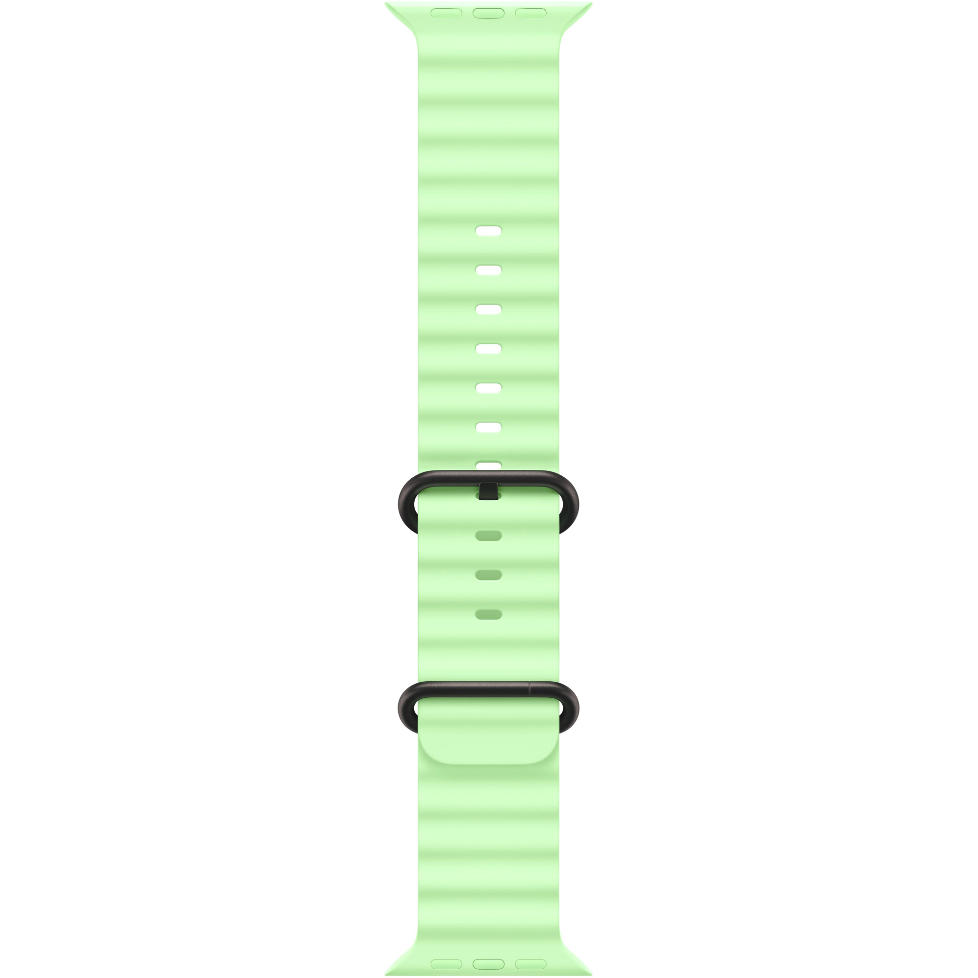 Apple Watch Ultra 3 GPS + Cellular, 49mm Black Titanium Case with Neon Green Ocean Band