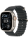 Apple Watch Ultra 3 GPS + Cellular, 49mm Natural Titanium Case with Black Ocean Band