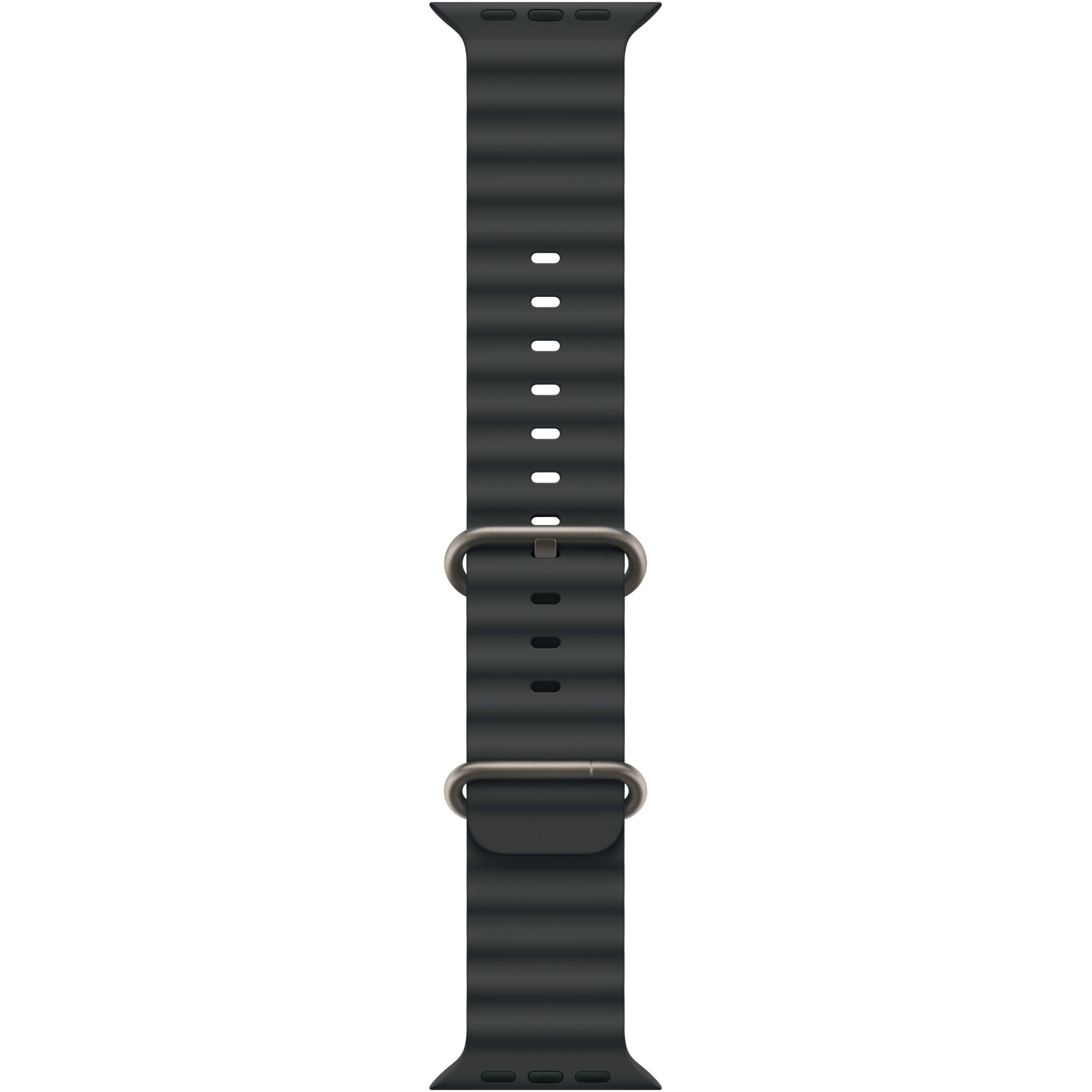 Apple Watch Ultra 3 GPS + Cellular, 49mm Natural Titanium Case with Black Ocean Band